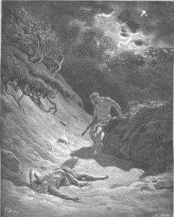 Cain Slays Abel by Gustav Dore