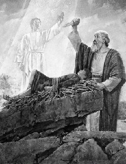 Abraham Sacrificing Isaac mormon
