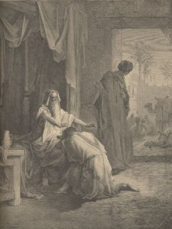 Isaac Blessing Jacob by Gustav Dore
