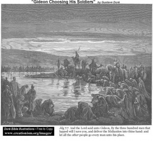 Gideon Choosing His Soldiers